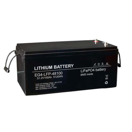 EG4 Electronics WP Waterproof Lithium Battery | 48V 100AH | Bluetooth | 200A Output