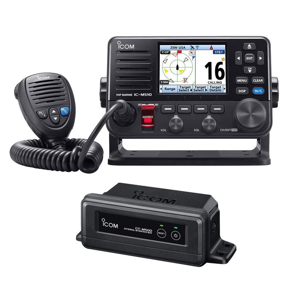 Icom M510 VHF Bundle w/CT-M500 Wireless Interface Box f/NMEA 2000 - M510 11+CTM500 11