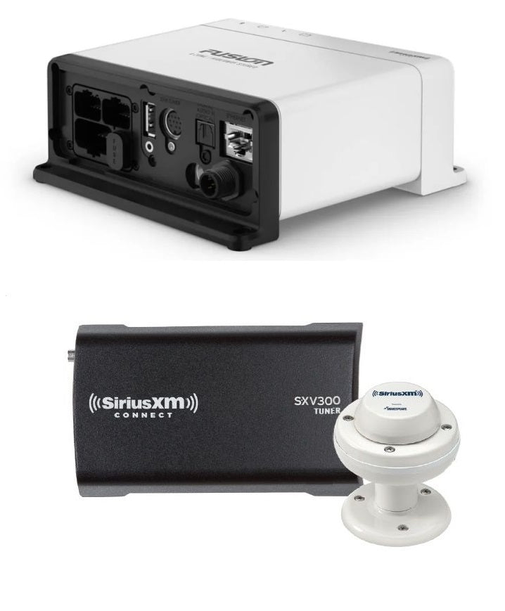 Fusion MS-WB675 Marine Hideaway Stereo w/SiriusXM SXV300 Connect Tuner & Marine/RV Antenna - 010-02346-50/SXM