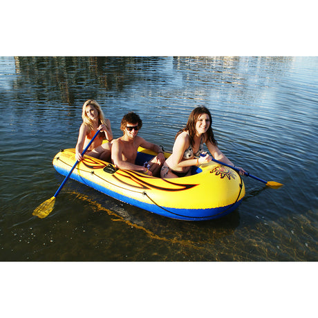 Solstice Watersports Sunskiff 3-Person Inflatable Boat Kit w/Oars & Pump - 29351