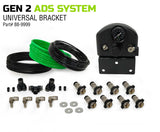 Overland Vehicle Systems 4 Tire Inflation System - Universal With Box, Fittings, Hoses & Storage Bag - Black All All