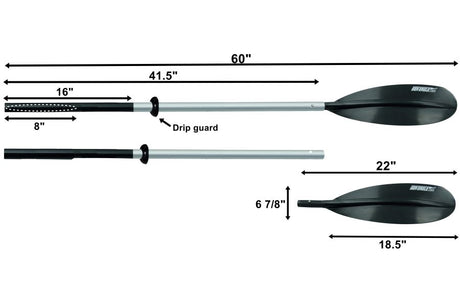 Sea Eagle AB252 5' (2 Part) Oars for PackFish7™ and Motormount Boats