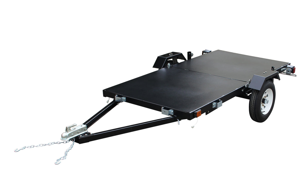 DetailK2 DK2 4 ft. x 8 ft. Single Axle Folding Utility Trailer - MFT4X8