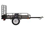 DetailK2 DK2 4 ft. x 6 ft. Single Axle Open Rail Utility Trailer - MMT4X6O