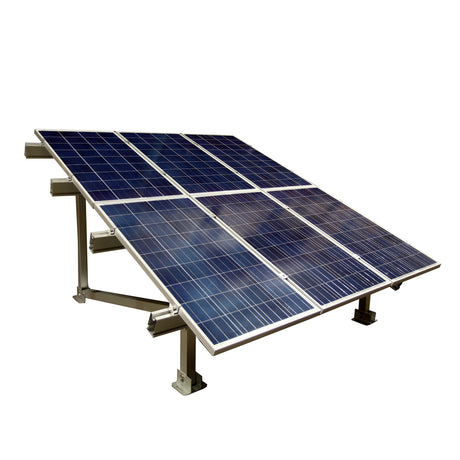 AIMS Power SOLAR RACK GROUND MOUNT FOR 190-380 WATT SOLAR PANELS – Fits 6 - PV6X250RACK