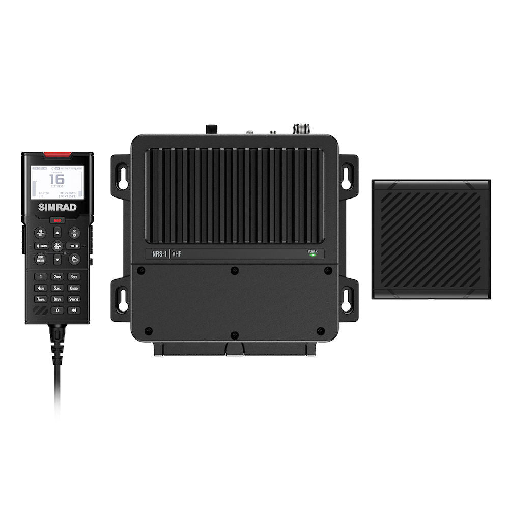 Simrad RS100 VHF Black Box Radio w/Handset  Speaker 000-15643-001  Avanquil