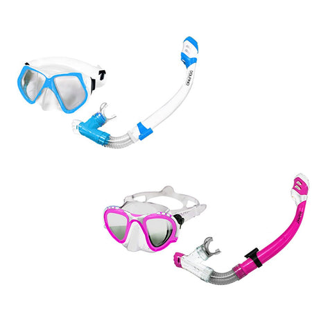 Aqua Leisure Gemini Pro Adult Combo Dive Set Mask & Snorkel *Assorted Colors - DPC17864A2P4 - CW87391 - Avanquil