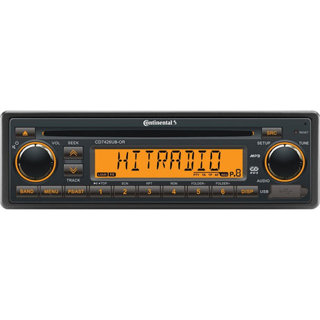 Continental Stereo w/CD/AM/FM/BT/USB - 24V - CD7426UB-OR - CW94433 - Avanquil