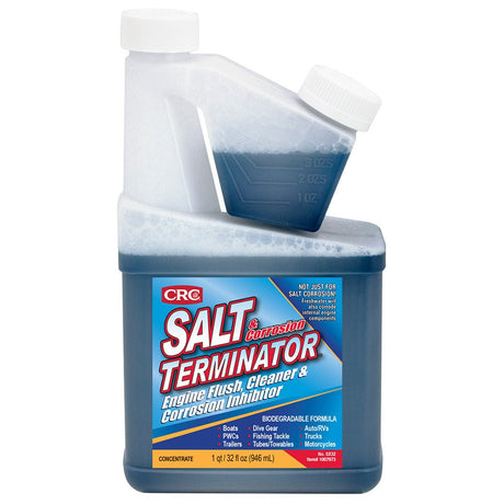 CRC SX32 Salt Terminator® Engine Flush, Cleaner & Corrosion Inhibitor - 32 FL Oz - 1007973 - CW77489 - Avanquil