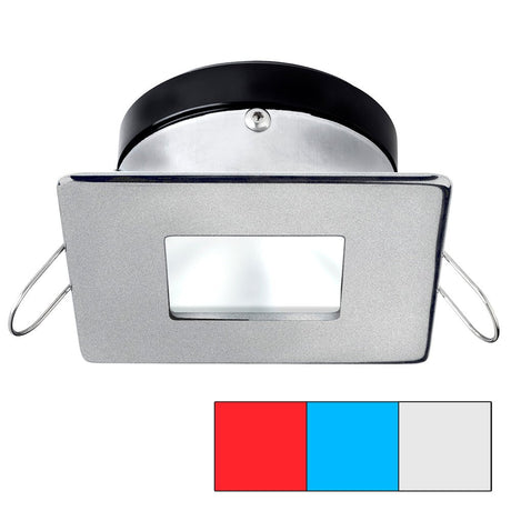 i2Systems Apeiron A1120 Spring Mount Light - Square/Square - Red, Cool White & Blue - Brushed Nickel - A1120Z-44HAE - CW81412 - Avanquil