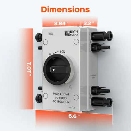 Rich Solar Solar PV DC Quick Disconnect Switch 1200V 32 Amps