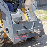 K & M Manufacturing GreyWolf™ Skid Steer 2" Receiver Hitch Plate