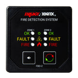 Fireboy-Xintex Two Zone Detection & Alarm Panel - 2-5/8" Display - 12/24V DC - FBD-2-R