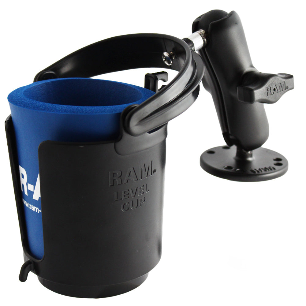 RAM Mount Drink Cup Holder w/Surface Mount - RAM-B-132U