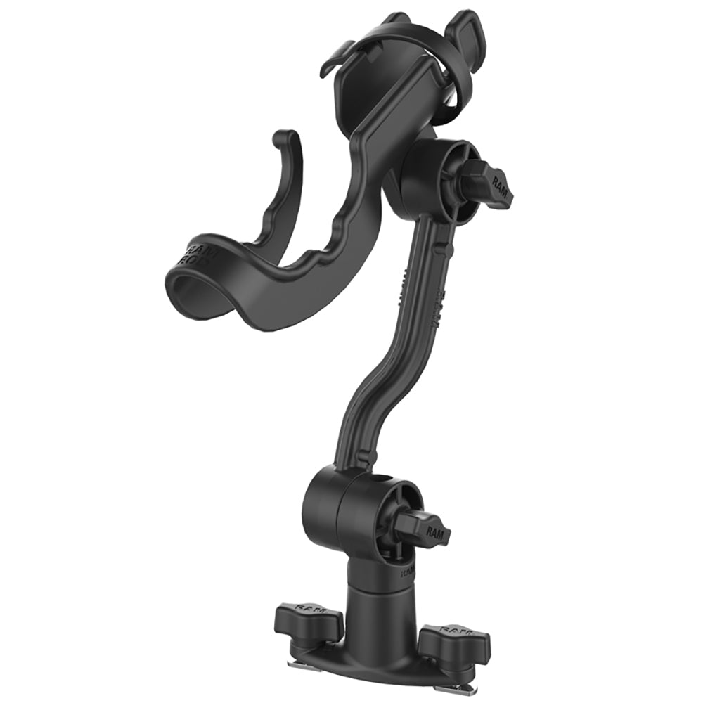 RAM Mount RAM-ROD™ Rod Holder with Spline Post, Extension Arm and Track Base - RAP-114-PA-421