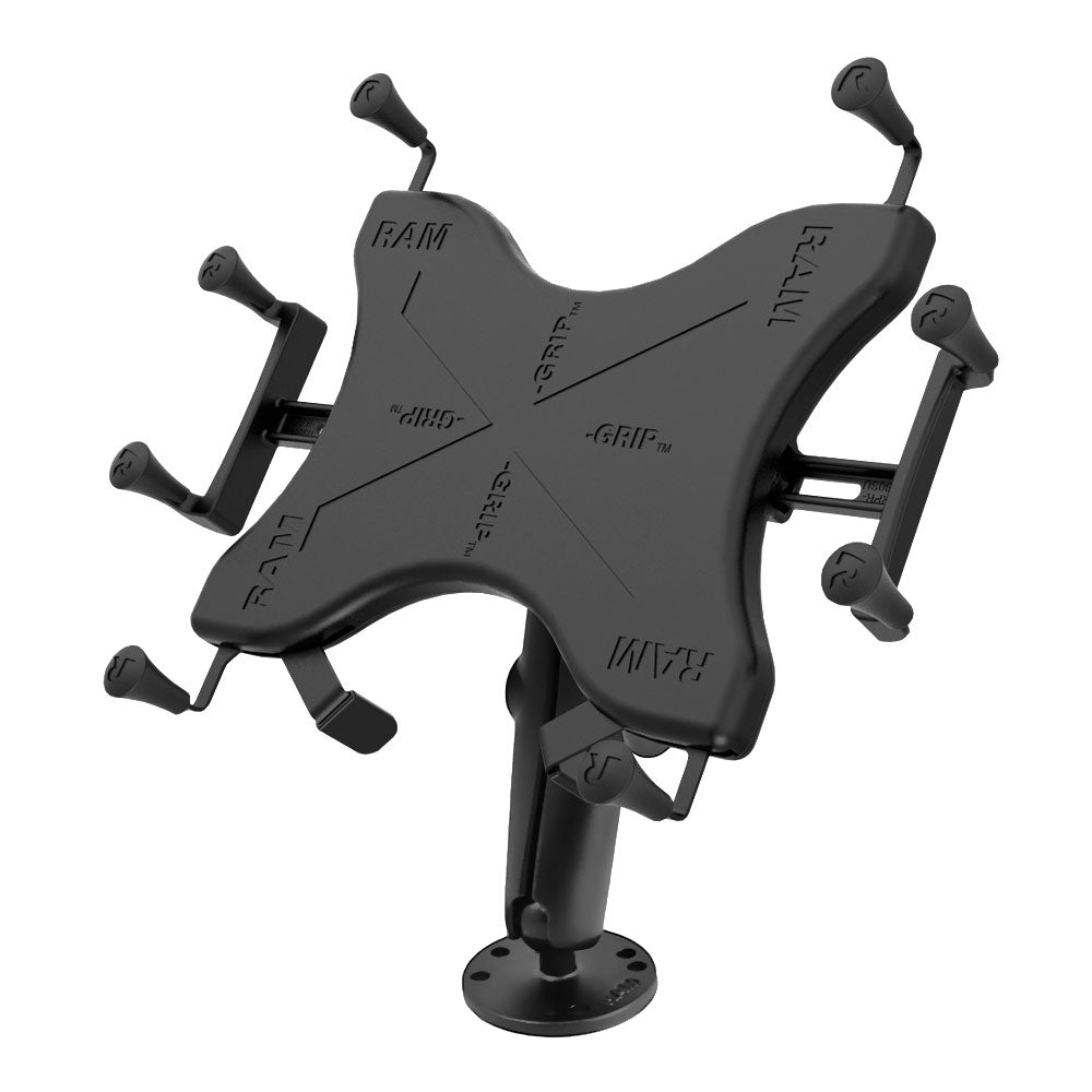 RAM Mount X-Grip® III Large Tablet Holder w/ Long Flat Surface Mount - RAM-B-101-C-UN9U