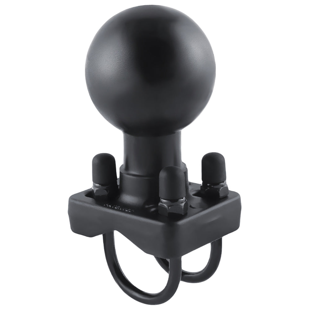RAM Mount Double U-Bolt Base w/D Size 2.25" Ball for Rails from 0.75" to 1.25" in Diameter - RAM-D-235U