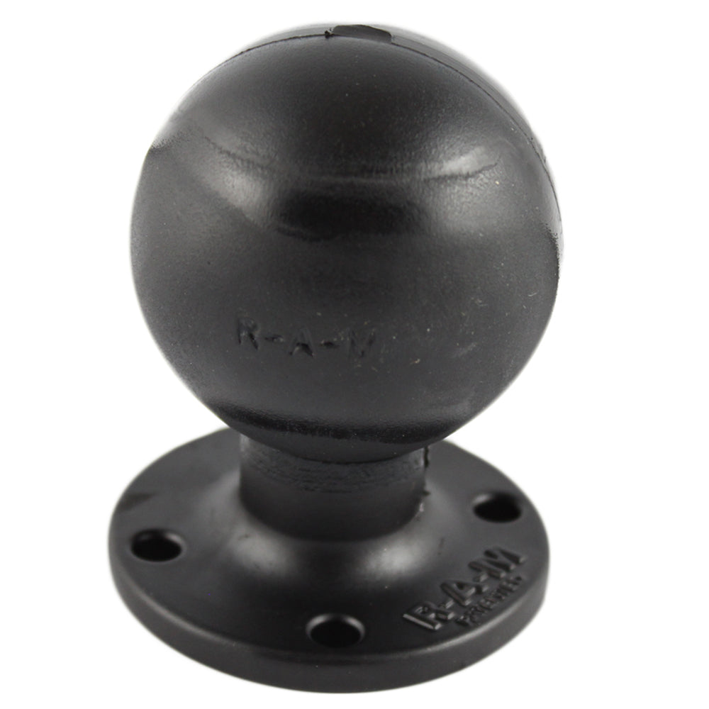 RAM Mount D Size 2.25" Ball on Round Plate w/AMPS Hole Pattern - RAM-D-254U