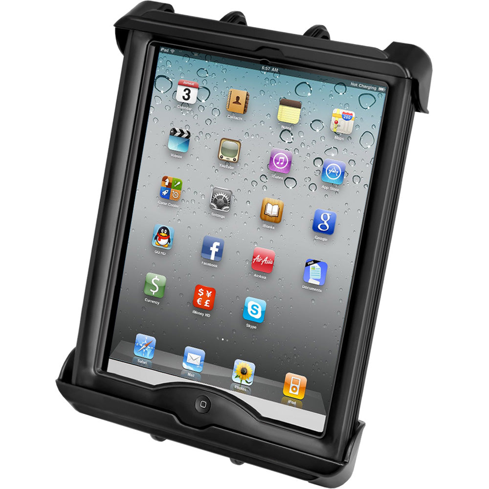 RAM Mount Tab-Lock Universal Locking Cradle f/Apple iPad w/LifeProof & Lifedge Cases - RAM-HOL-TABL17U