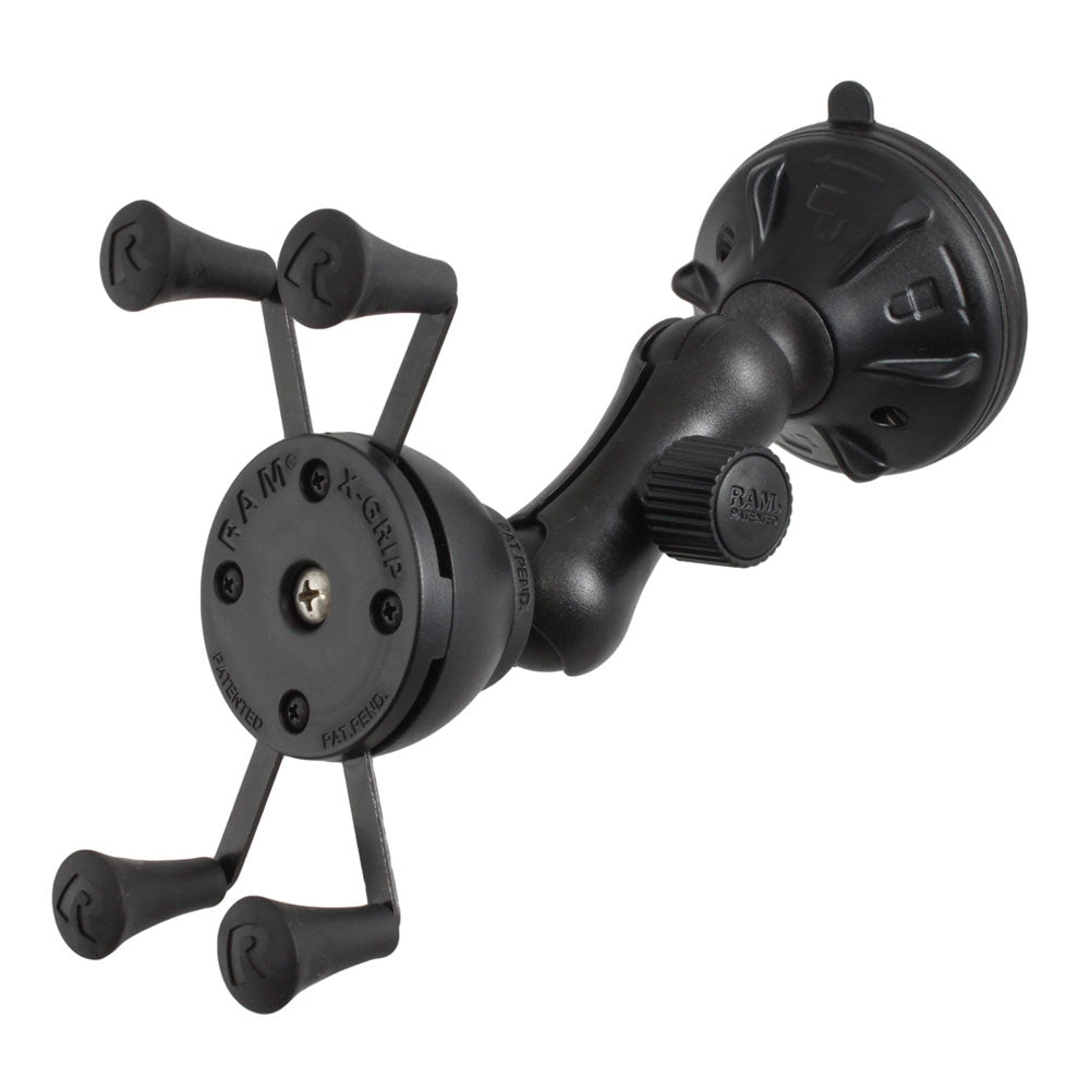 RAM Mount X-Grip Composite Twist Lock Suction Cup Mount - RAP-B-166-2-UN7U