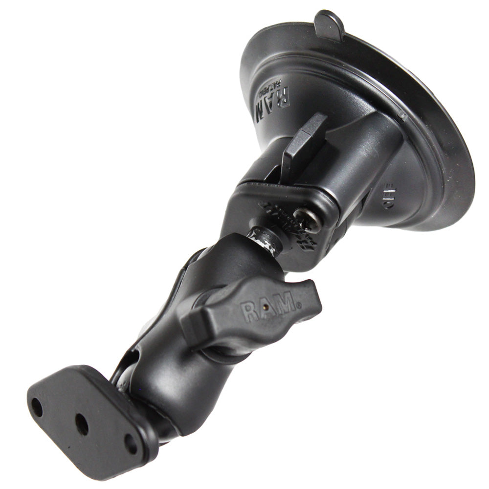 RAM Mount Twist Lock Suction Cup Mount w/Short Arm Diamond Adapter - RAM-B-166U-A