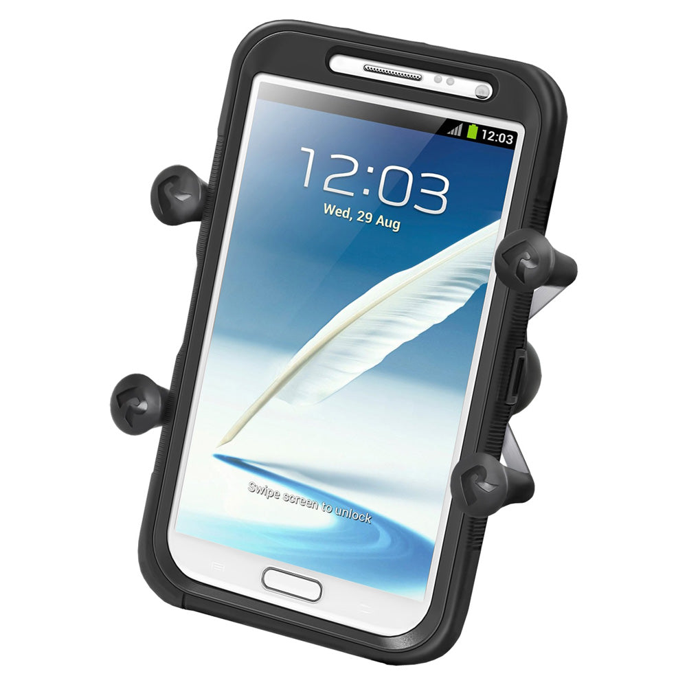 RAM Mount Universal X-Grip IV Large Phone/Phablet Holder w/1" Ball - RAM-HOL-UN10BU