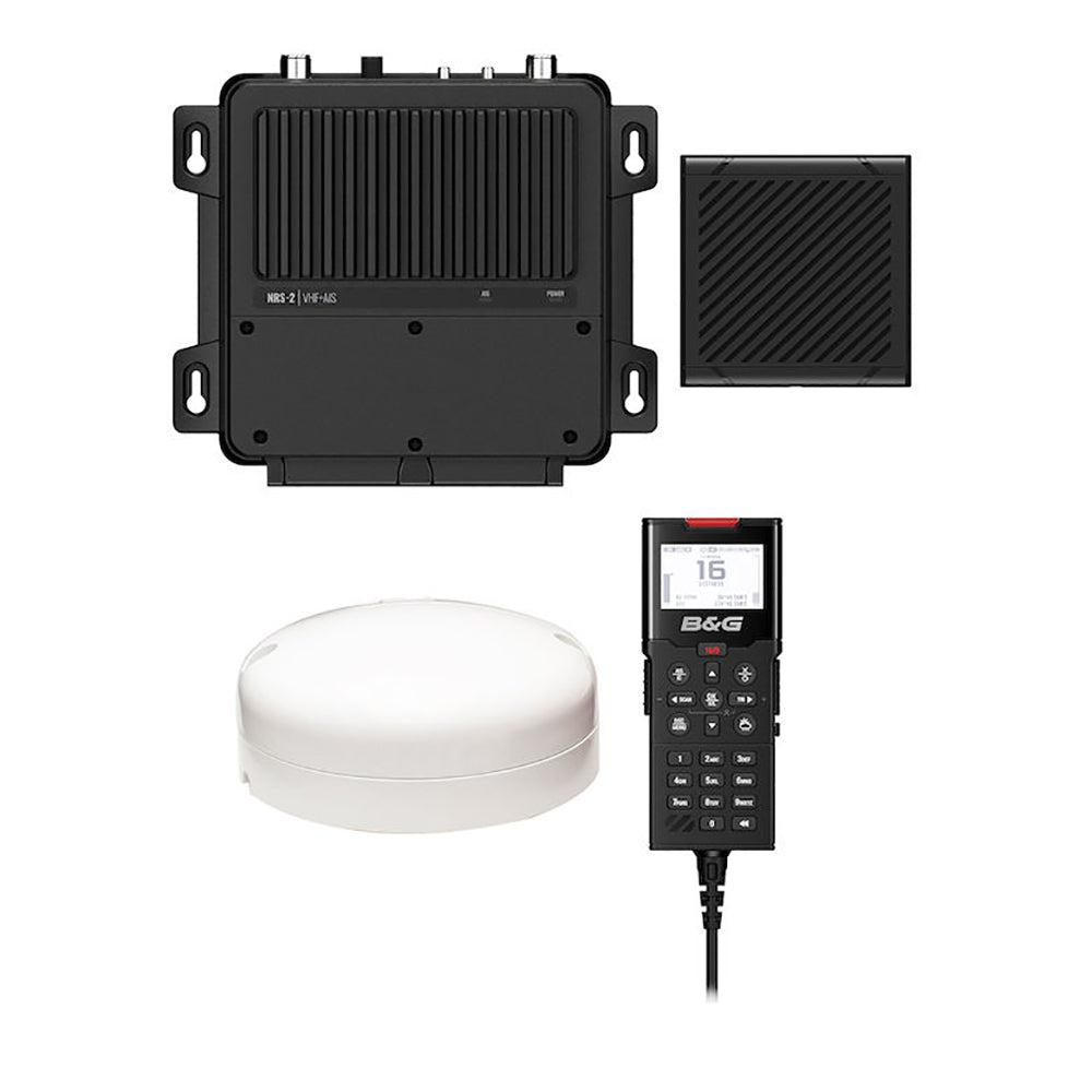 B&G V100-B Black Box VHF Radio w/Built-In AIS Transmitter & Receiver & External GP-500 GPS Antenna - 000-15793-001