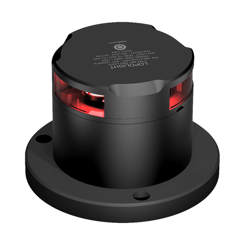 Lopolight 3nm 360° Red Ice-Class Black Anodized Light - 300-114G2-PRO-I