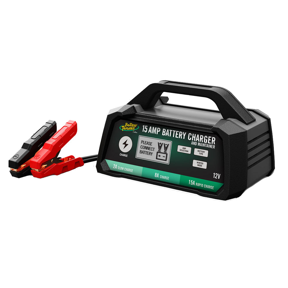 Battery Tender 12V, 15/8/2A Selectable Chemistry Battery Charger - 022-0234-DL-WH