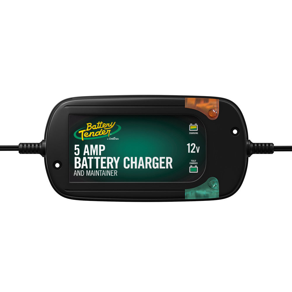 Battery Tender 12V, 5A Battery Charger - 022-0186G-DL-WH
