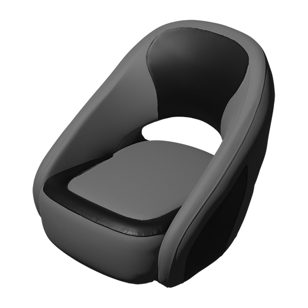TACO Caladesi Smooth Bucket Seat - Grey/Black - BA2-25GRY-BLK
