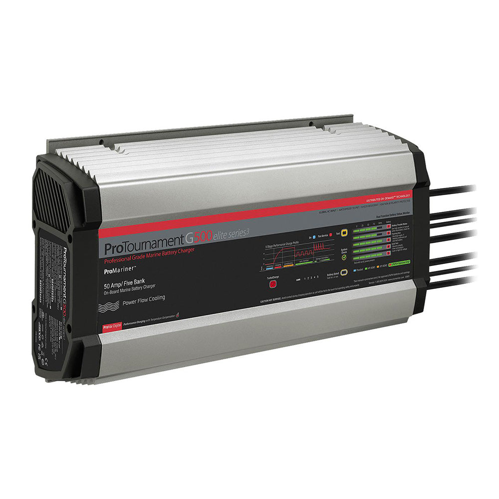 ProMariner ProTournamentelite 500 Battery Charger - 5 Bank - Global/CZone - 55505