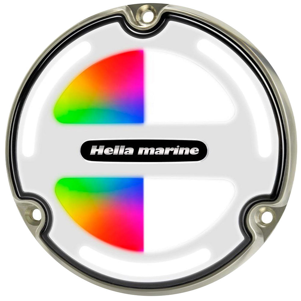 Hella Marine Apelo A3 RGBW Underwater Light - Bronze - White Lens - 16831001