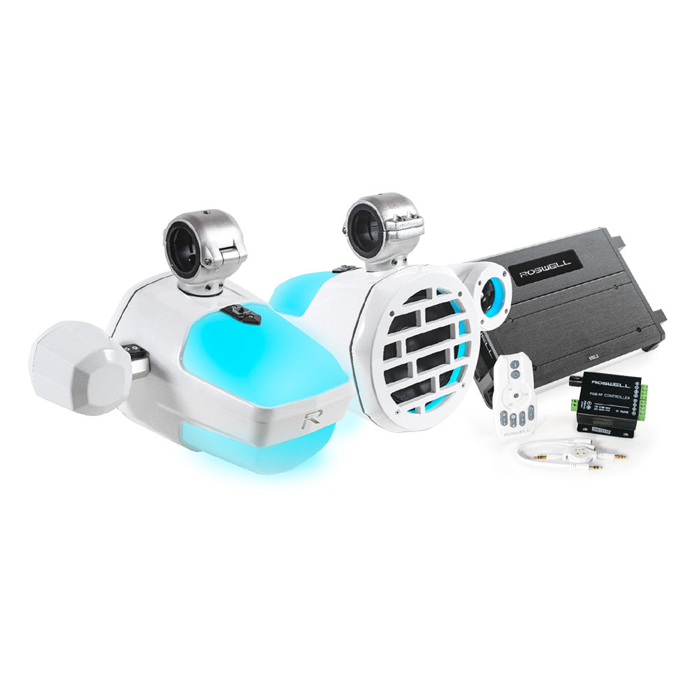 Roswell R1 Pro Marine Audio Package - White - C920-23120