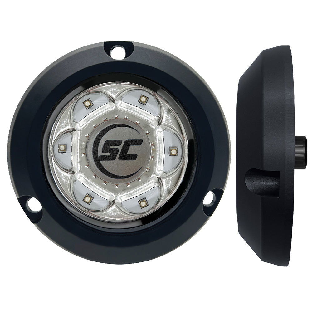 Shadow-Caster SC2 Series Polymer Composite Surface Mount Underwater Light - Great White - SC2-GW-CSM