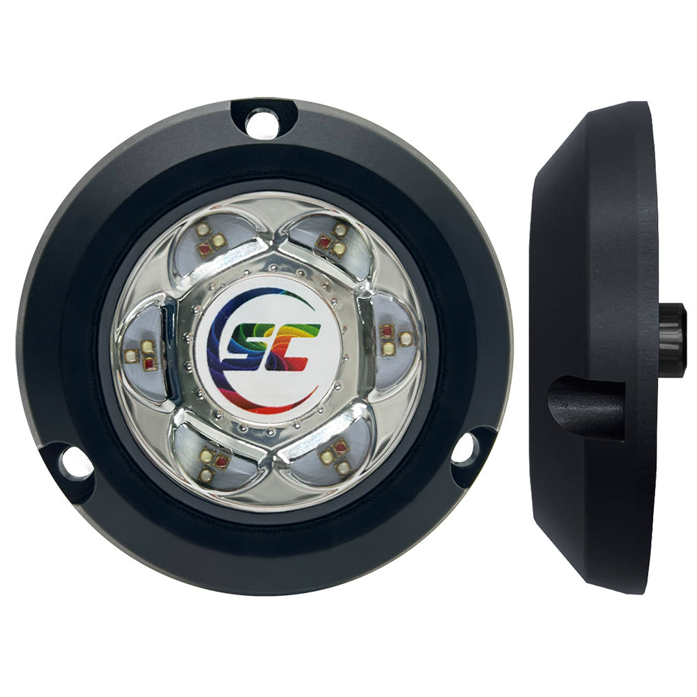Shadow-Caster SC2 Series Polymer Composite Surface Mount Underwater Light - Full Color - SC2-CC-CSM