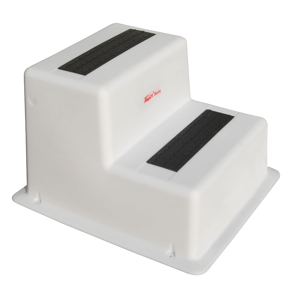 Taylor Made StepSafe&#153; Dock Step - Double Tread - White - 47200