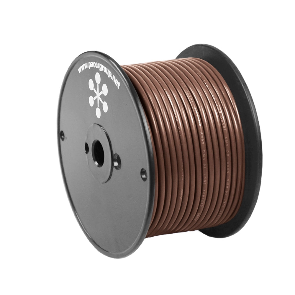Pacer Brown 10 AWG Primary Wire - 20' - WUL10BR-20