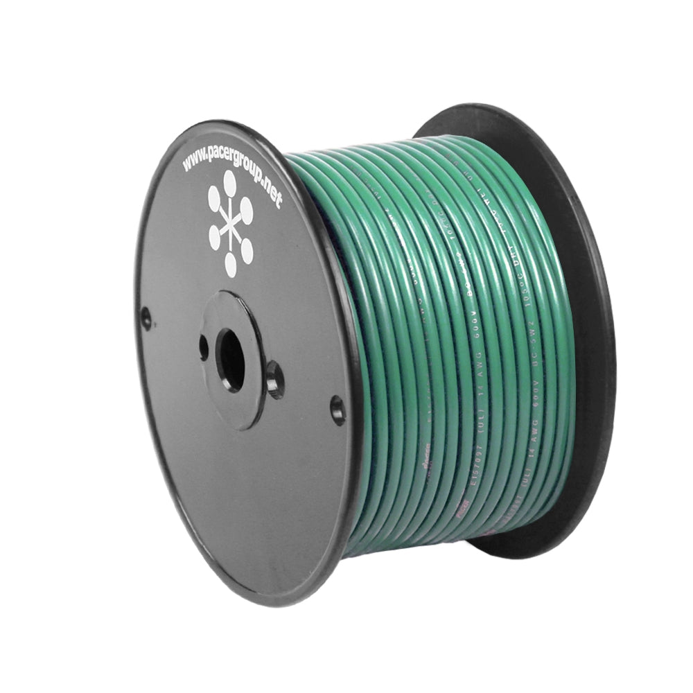Pacer Green 10 AWG Primary Wire - 20' - WUL10GN-20
