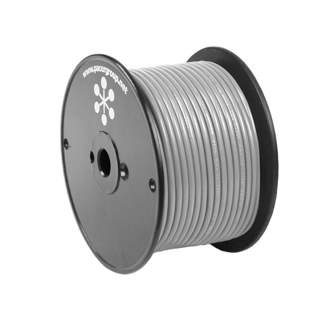 Pacer Grey 10 AWG Primary Wire - 20' - WUL10GY-20