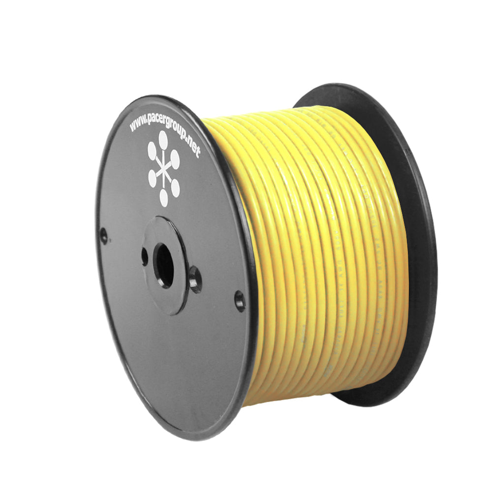 Pacer Yellow 10 AWG Primary Wire - 20' - WUL10YL-20