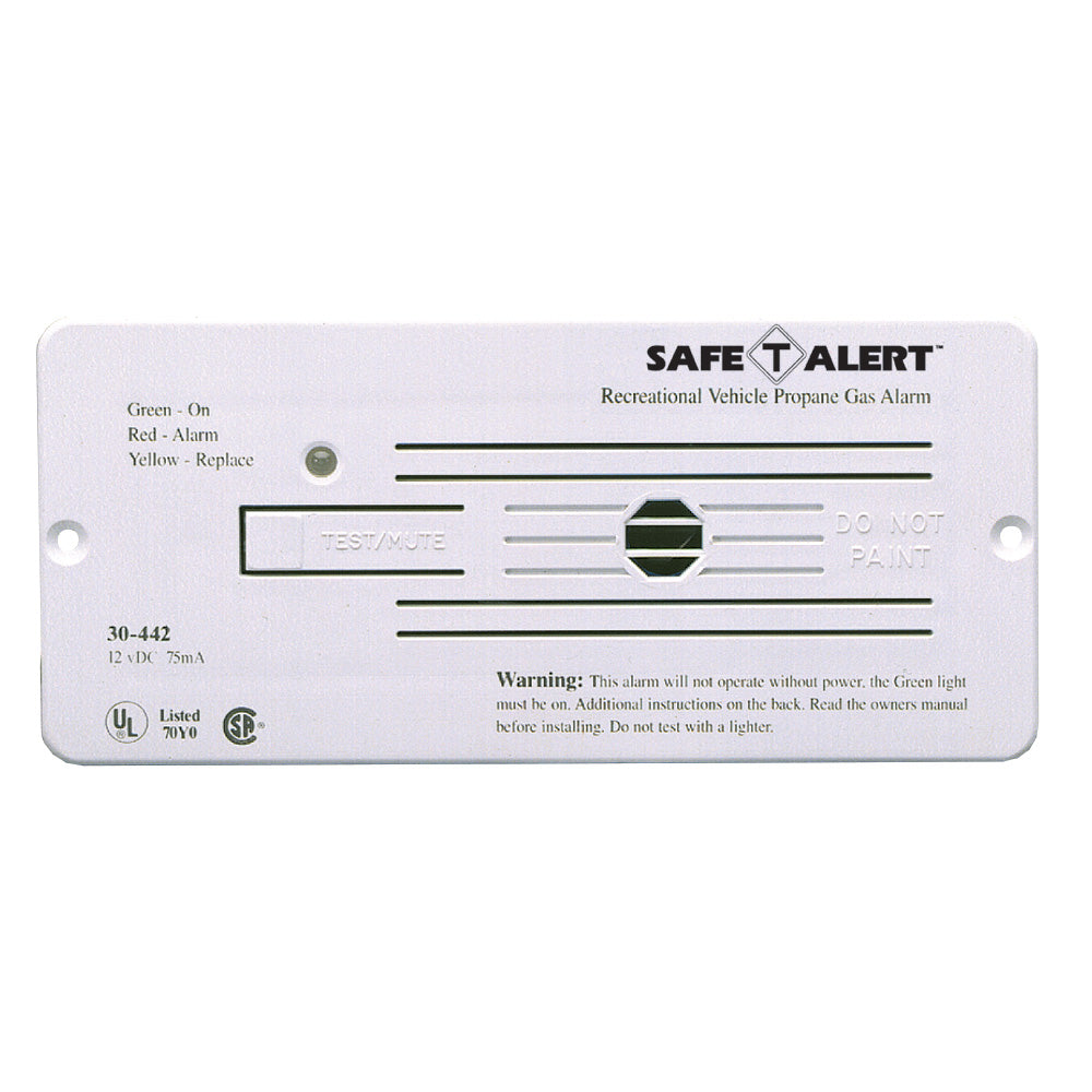 Safe-T-Alert 30 Series 12V RV Propane Alarm - White - 30-442-P-WT