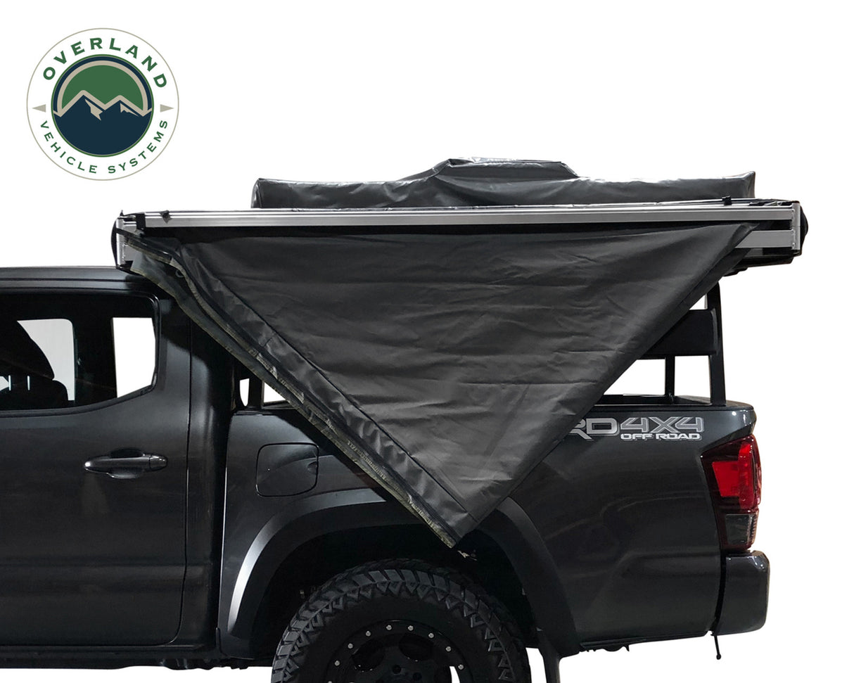 Overland Vehicle Systems 270 Passenger Side Awning With Bracket Kit For Mid - High Roofline Vans