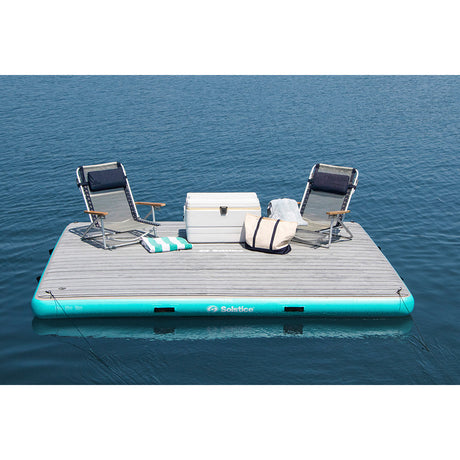 Solstice Watersports 10' x 8' Luxe Dock w/Traction Pad & Ladder - 38810