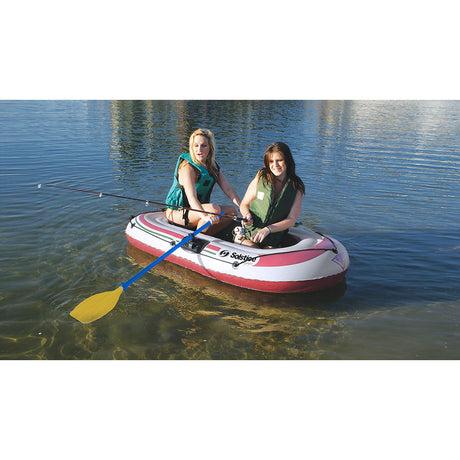 Solstice Watersports Voyager 2-Person Inflatable Boat Kit w/Oars & Pump - 30201