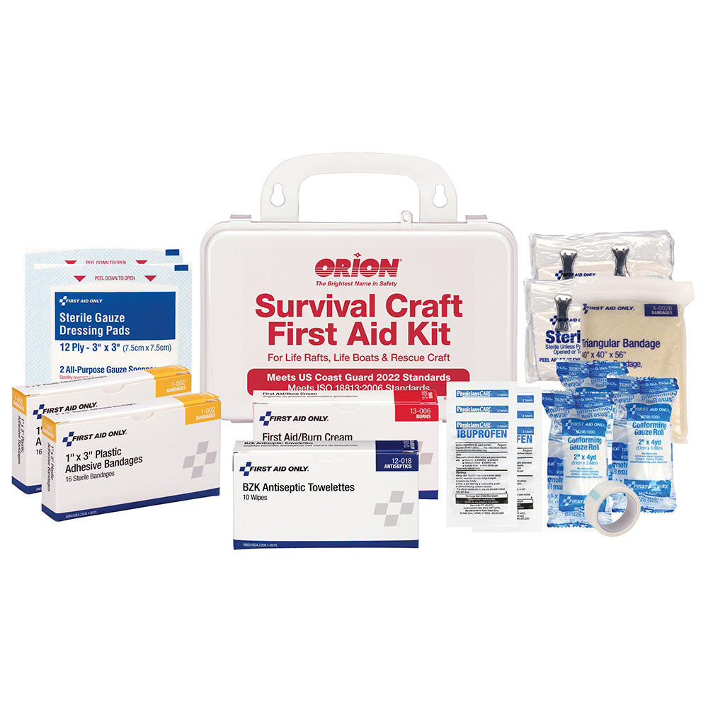 Orion Survival Craft First Aid Kit - Hard Plastic Case - 816