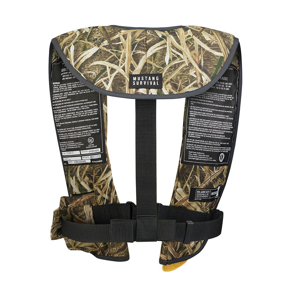 Mustang MIT 100 Convertible Inflatable PFD - Camo - MD2030CM-261-0-202