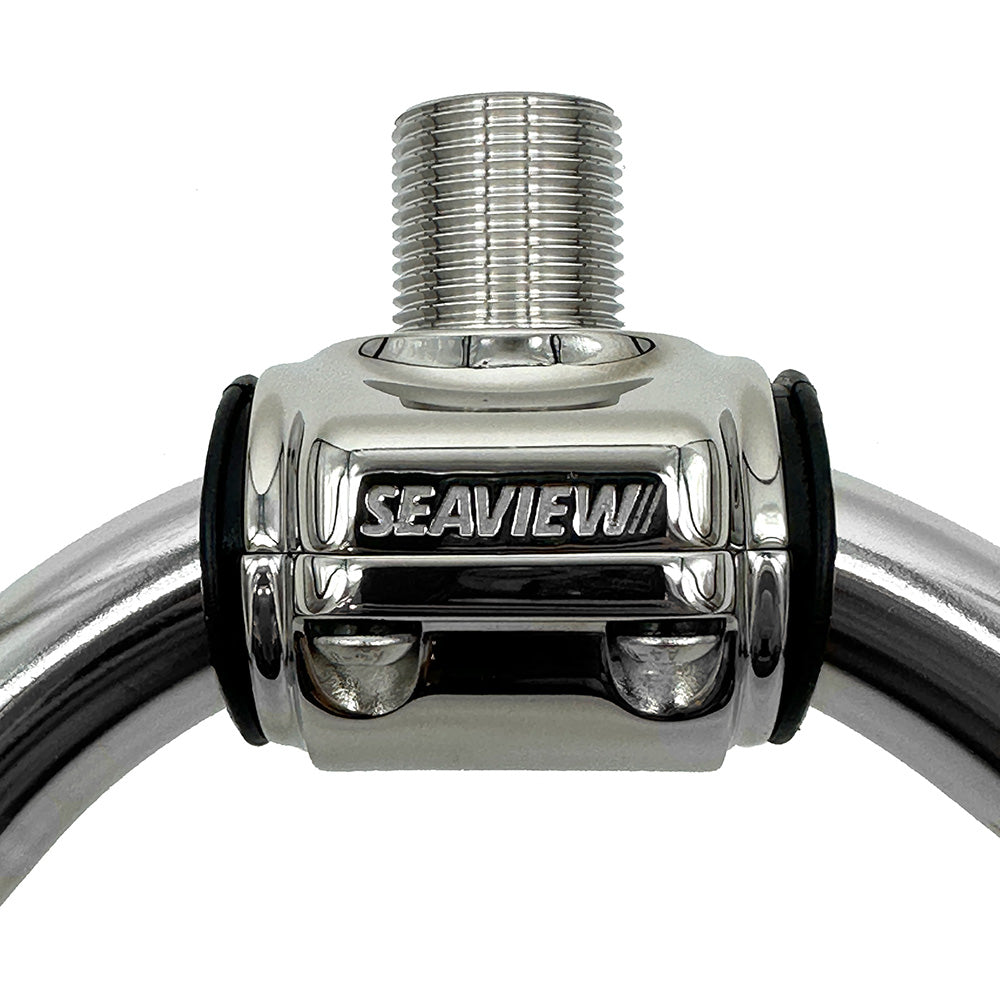 Seaview 316 Stainless Steel Antenna Rail Mount - 1" - 1-1/4" Rails - SVRCL1