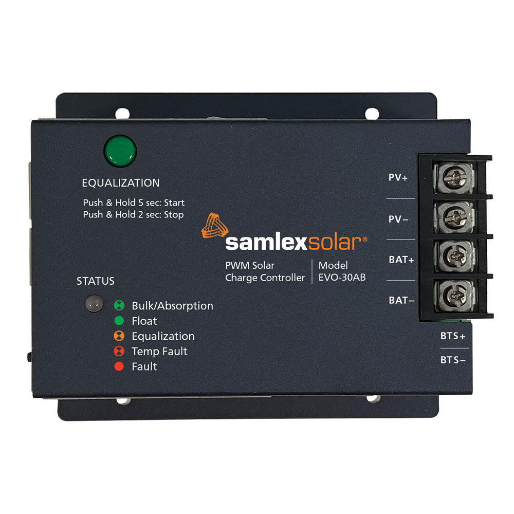 Samlex Solar Charge Controller - 12/24 PWM - 30 AMP - EVO-30AB
