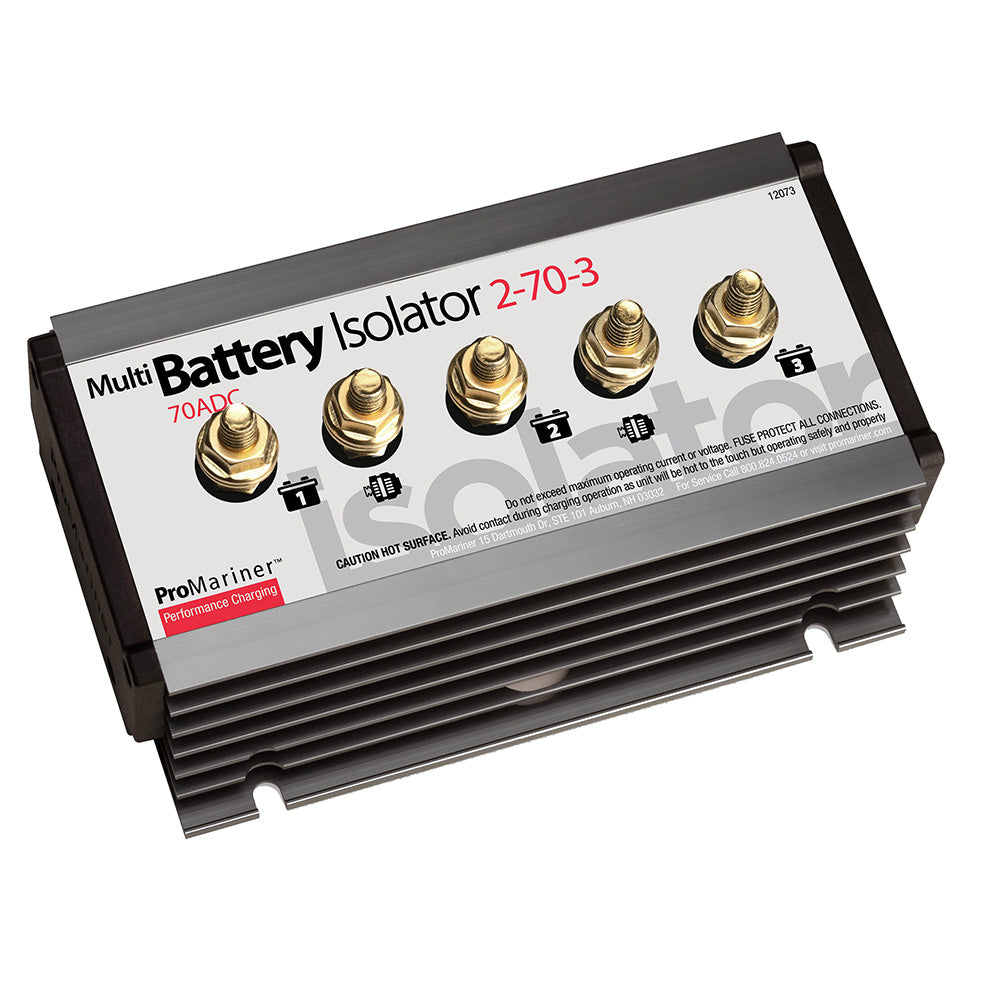 ProMariner Battery Isolator - 2 Alternator - 3 Battery - 70 AMP - 12073